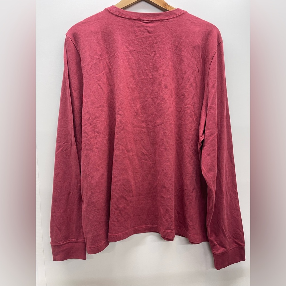 Life Is Good Women's Long Sleeve Tee - Dusty Rose with White Graphic - Picture 2 of 4